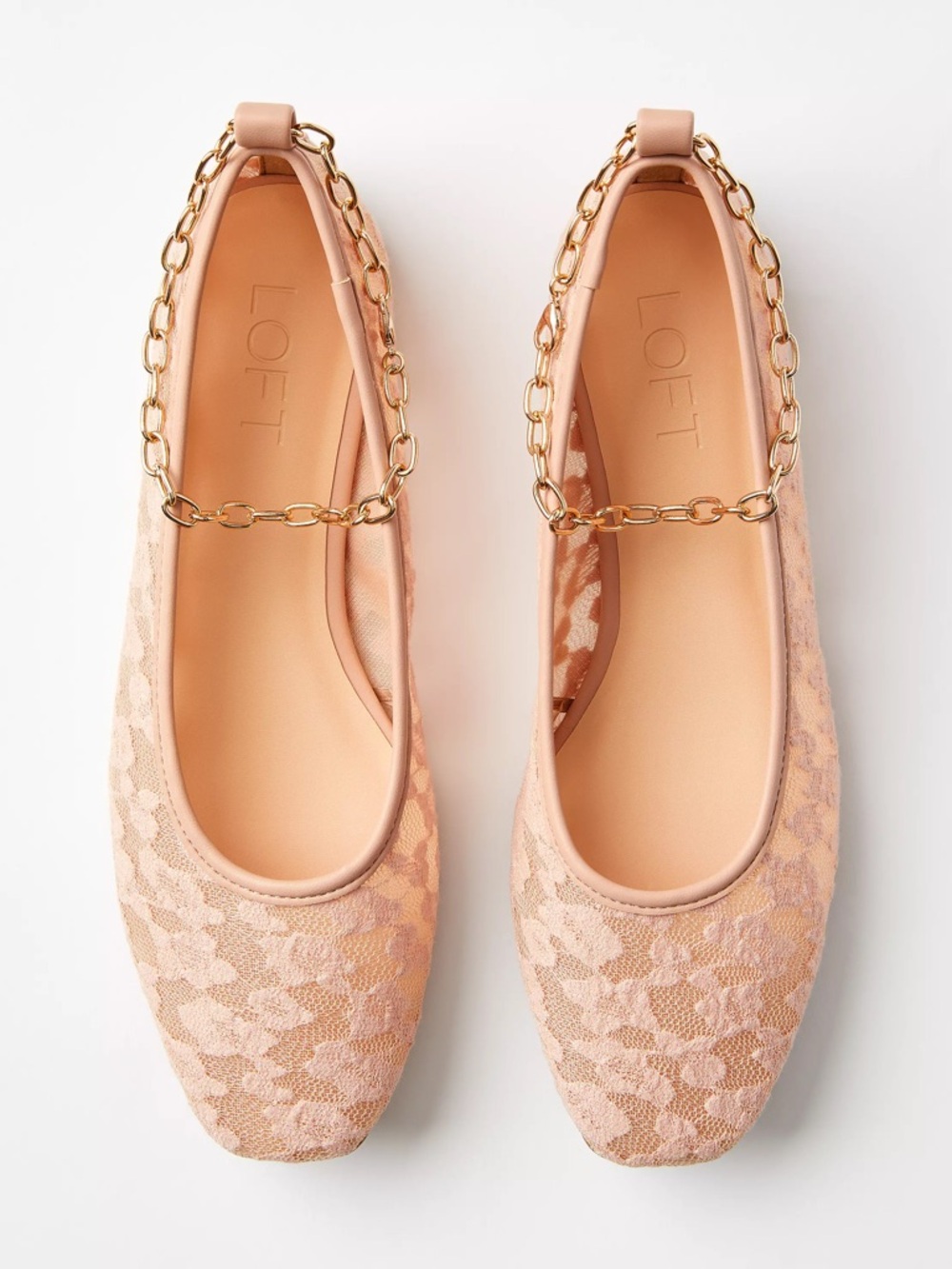 🎀LOFT~Ankle Strap Ballet Flats SIZE 6